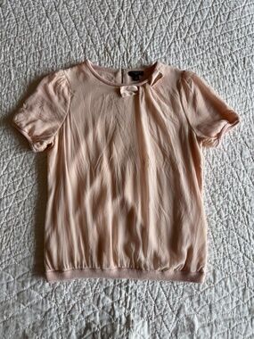 Ann Taylor Silk Short Sleeved Sweater